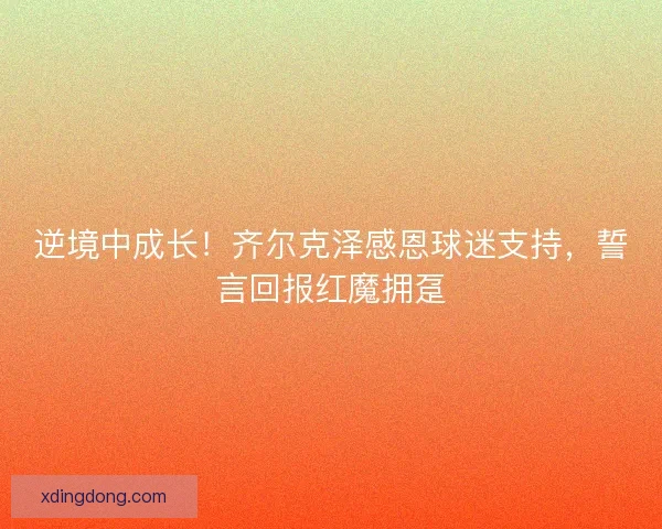逆境中成长！齐尔克泽感恩球迷支持，誓言回报红魔拥趸